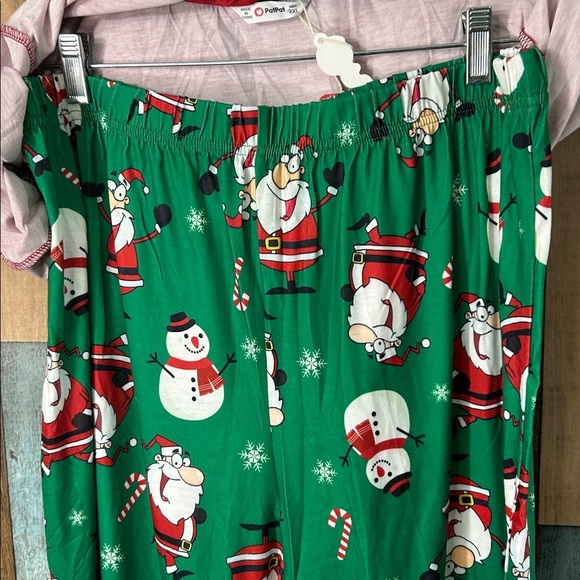 PatPat Red and Green Christmas pajama set - Picture 9 of 12